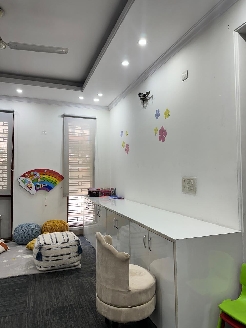 Child development activity space inside the centre